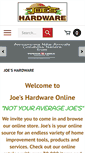 Mobile Screenshot of joeshardwareonline.com